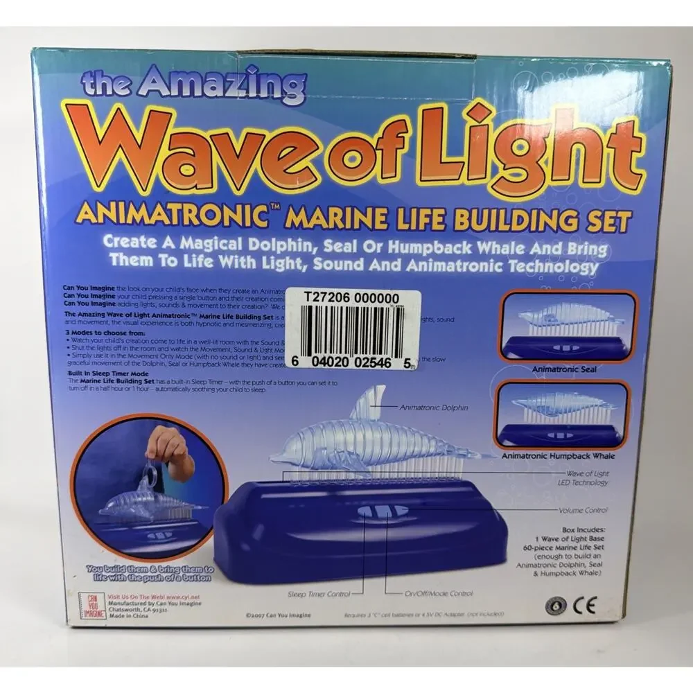 The Amazing Wave of Light - Animatronic Marine Life Building Set - New